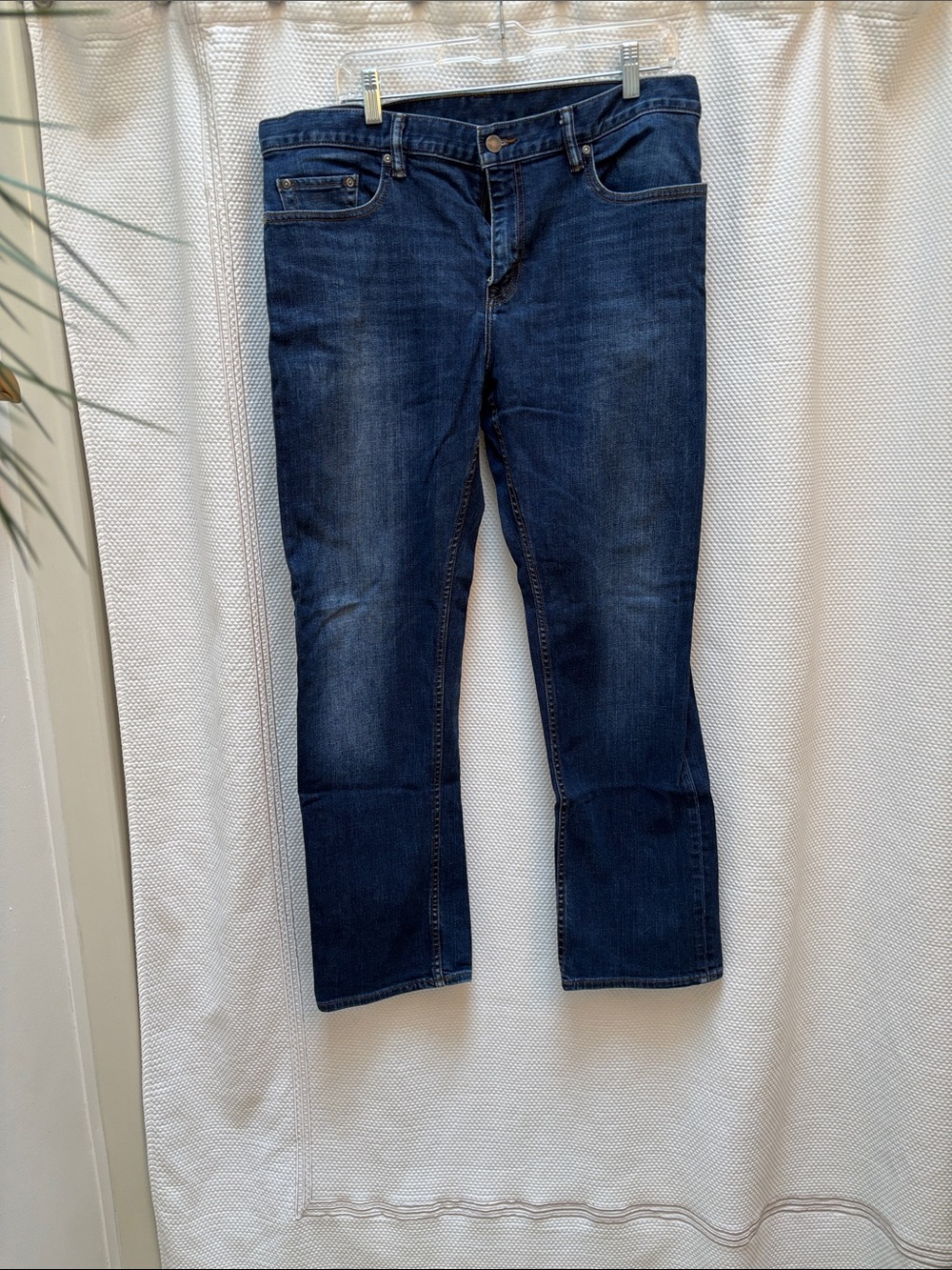 Banana Republic Dark Blue Straight-Leg Jeans